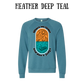 CP - Where We Listen and Don't Judge - Sponge Fleece Raglan Sweatshirt - Blues, Purples
