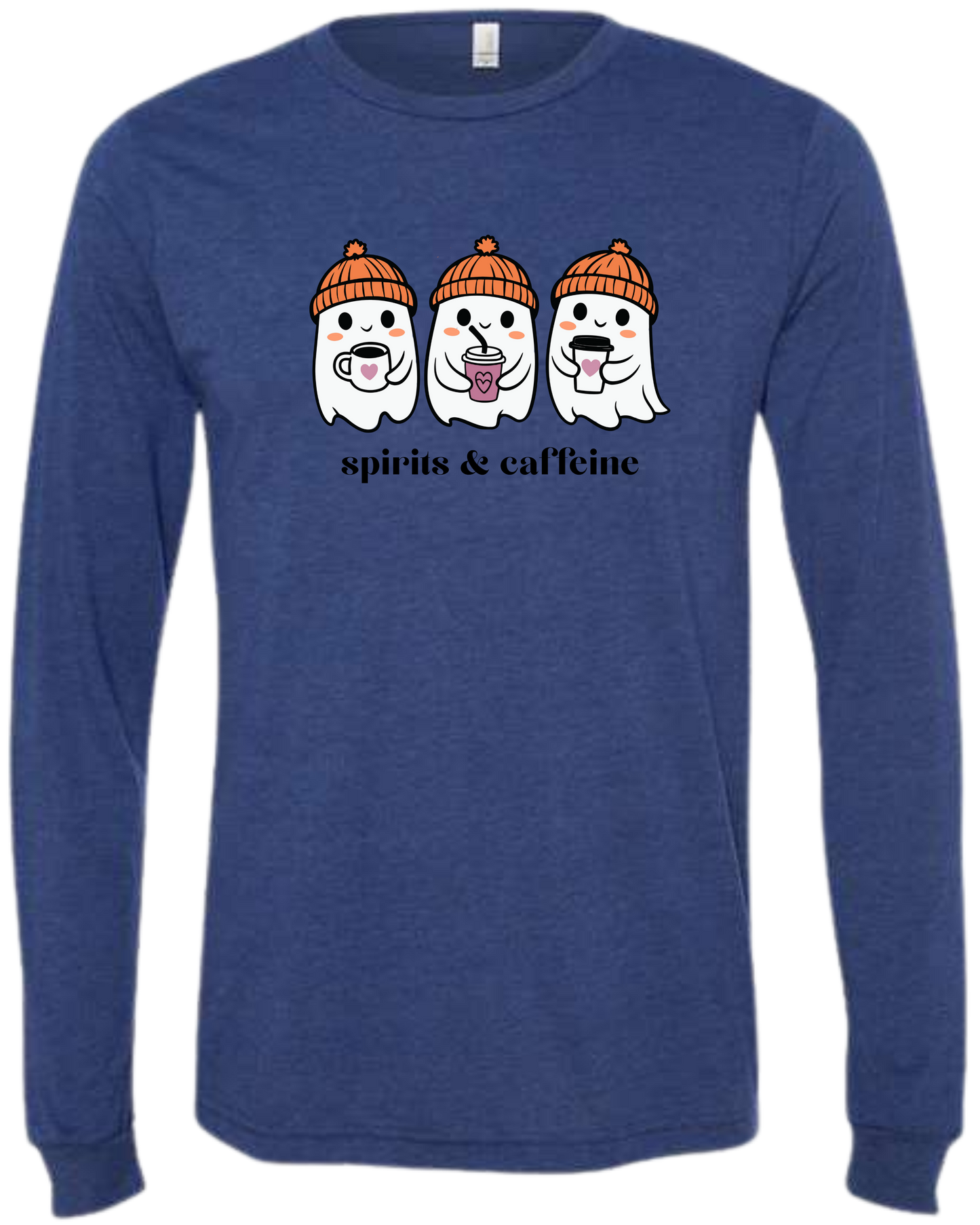 Spirits & Caffeine - Unisex Long Sleeve - Assorted Colors