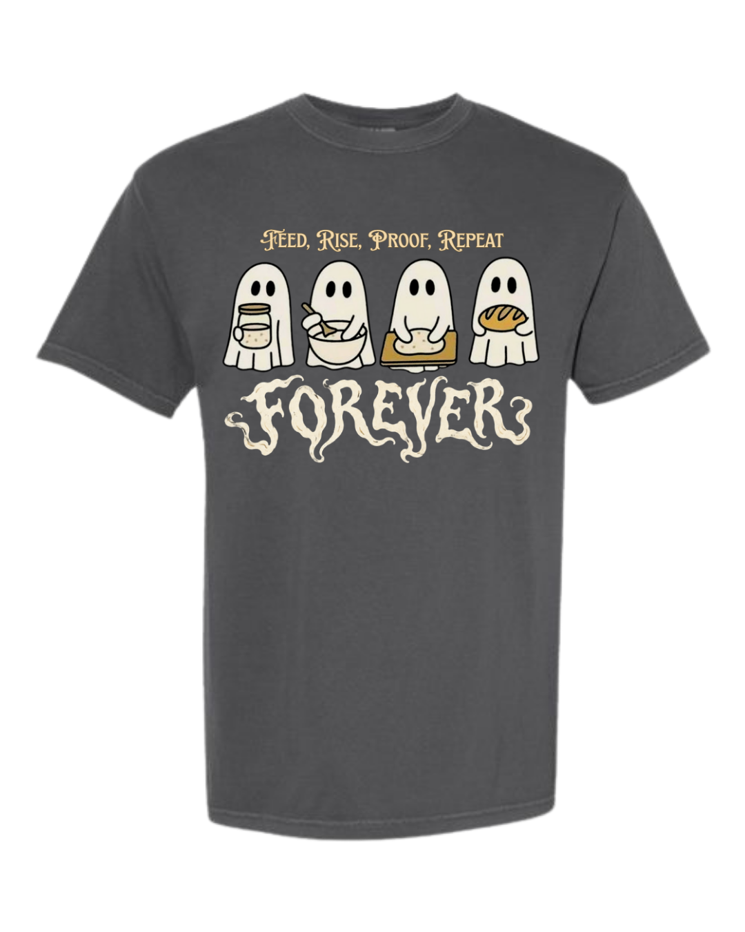 Sourdough Ghosties - Comfort Colors - Heavyweight Unisex Tee - Neutral Colors