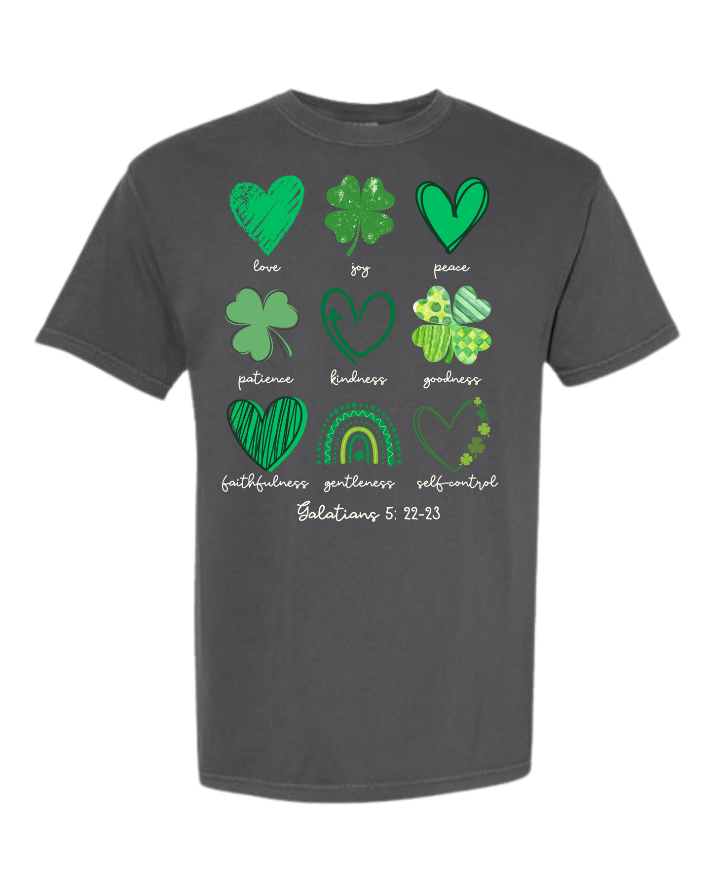 Galatians 5 - St Patrick's Day - Comfort Colors - Heavyweight Unisex Tee - Neutral Colors