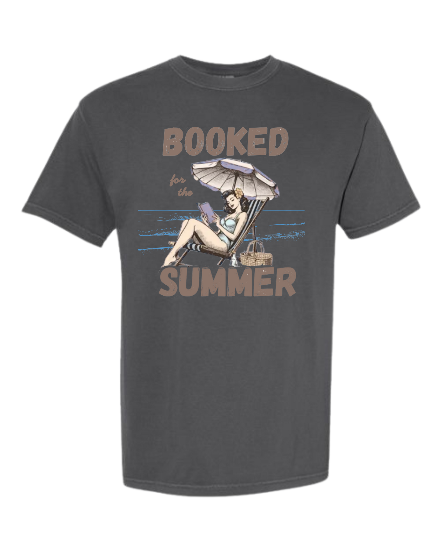 Booked for the Summer - Comfort Colors - Heavyweight Unisex Tee - Neutral Colors
