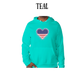 PP - One Nation One Heart - Sponge Fleece Hoodie - Greens, Neutrals