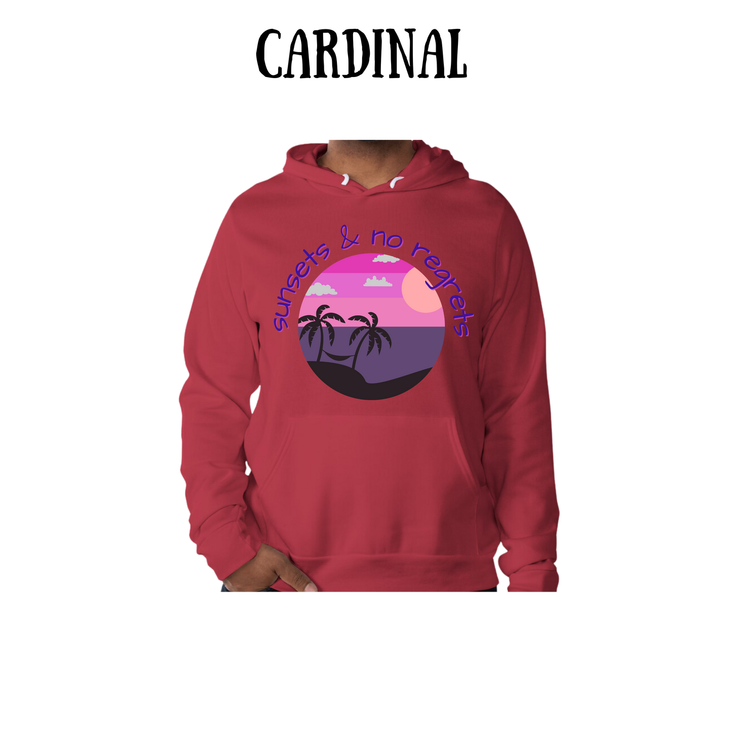 VP - Sunsets & No Regrets - Sponge Fleece Hoodie - Assorted Colors