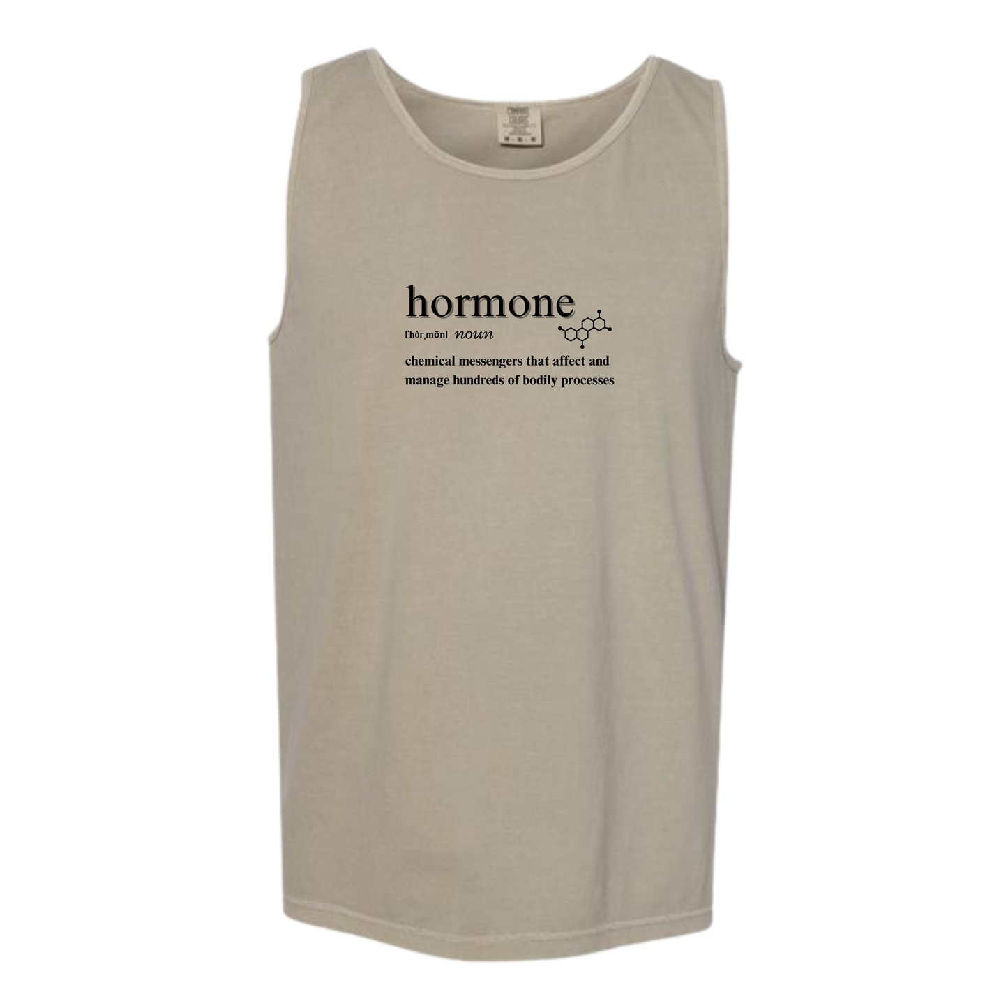 Hormone - Comfort Colors - Unisex Tank - Neutral Colors & Blues