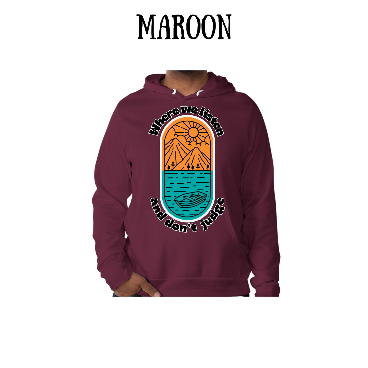 CP - Where We Listen and Don't Judge - Sponge Fleece Hoodie - Assorted Colors