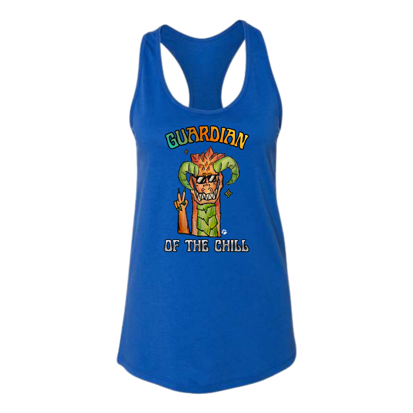 Guardian of The Chill - Bella+Canvas - Women's Jersey Racerback Tank