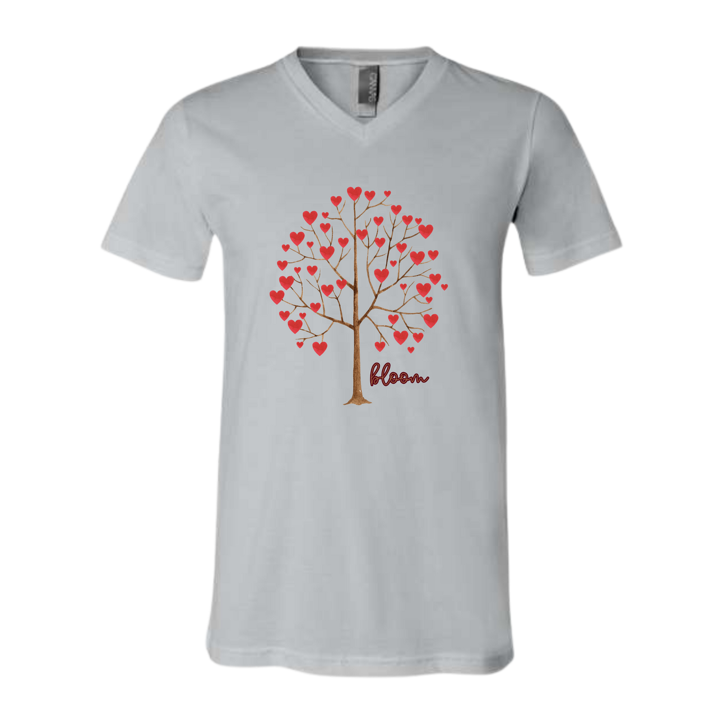 Bloom - Bella+Canvas - Unisex V-Neck - Neutral Colors
