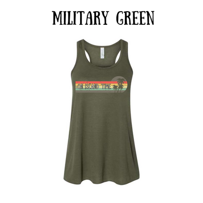 VP - On Island Time - Women's flowy racerback Tank