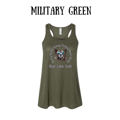 CP - Bear Lake Utah - Women's Flowy Racerback Tank
