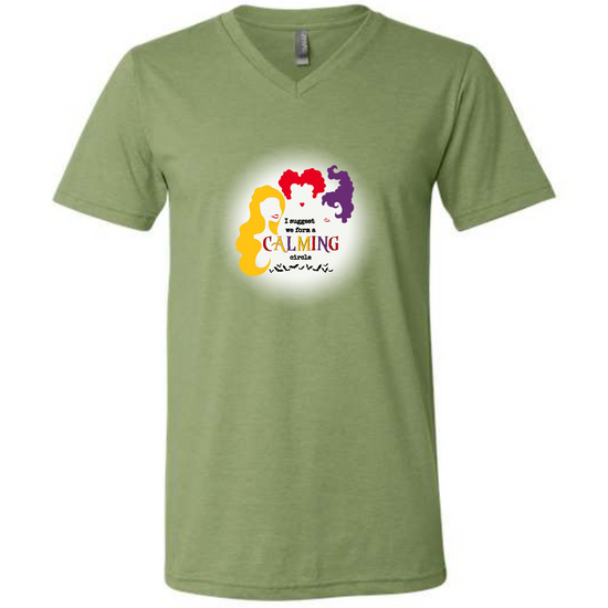 Calming Circle - Unisex V-Neck - Assorted Colors