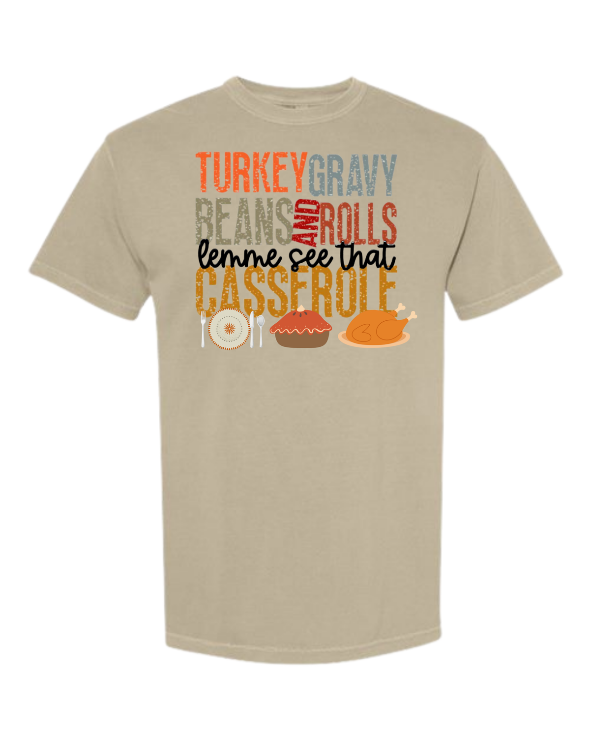 Let Me See That Casserole - Comfort Colors - Heavyweight Unisex Tee - Neutrals