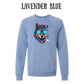 BP - Alpha - Sponge Fleece Raglan Sweatshirt - Blues, Purples