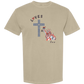Loves Jesus & America too - Comfort Colors - Heavyweight Unisex Tee - Neutral Colors