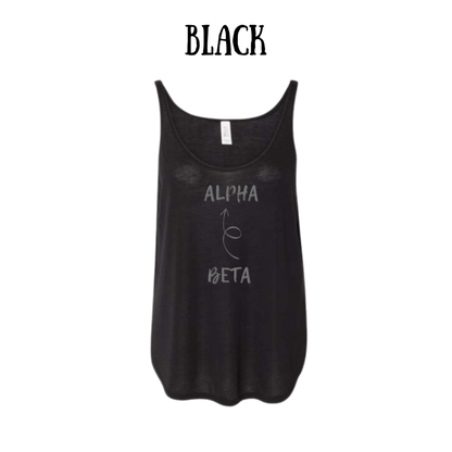 beta to alpha - women's flowy tank