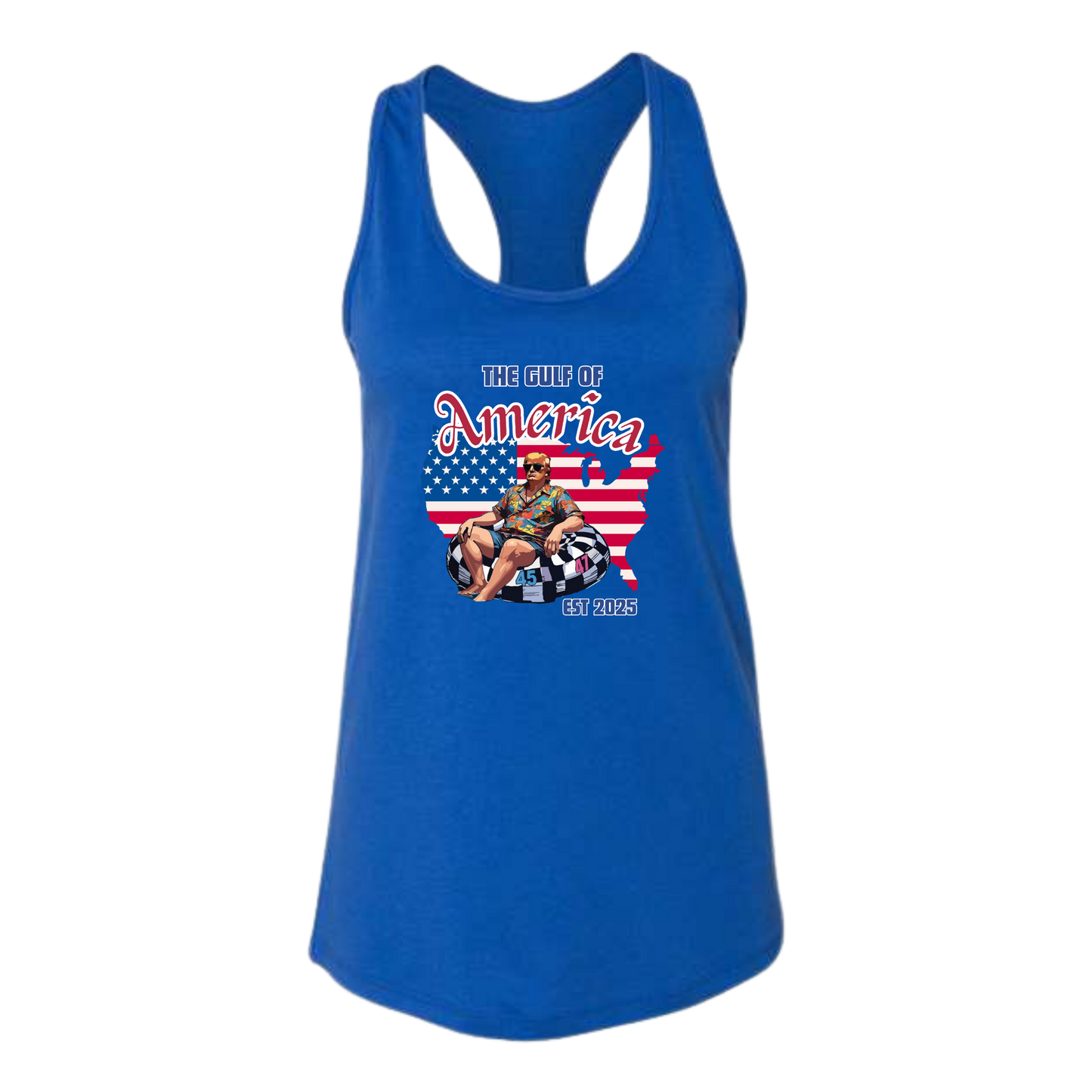 The Gulf of America - Bella+Canvas - Women's Jersey Racerback Tank