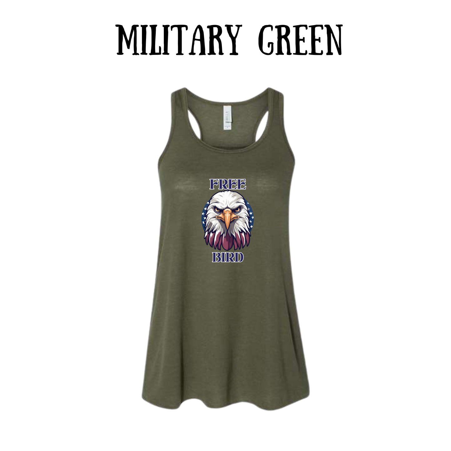 PP - Free Bird - Women's Flowy Racerback Tank