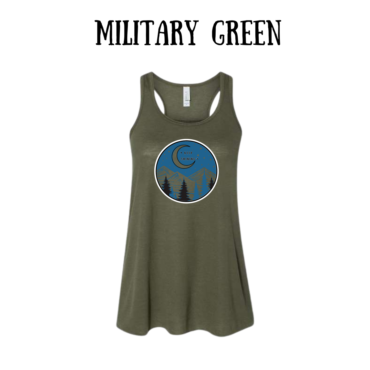 OP - Keep Shining - Women's Flowy Racerback Tank