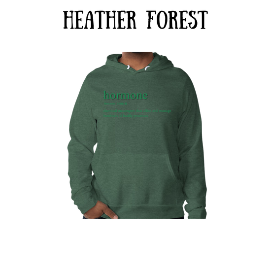 Hormone - Sponge Fleece Hoodie - Greens, Neutrals