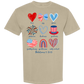 Galatians 5 - Patriotic - Comfort Colors - Heavyweight Unisex Tee - Neutral Colors