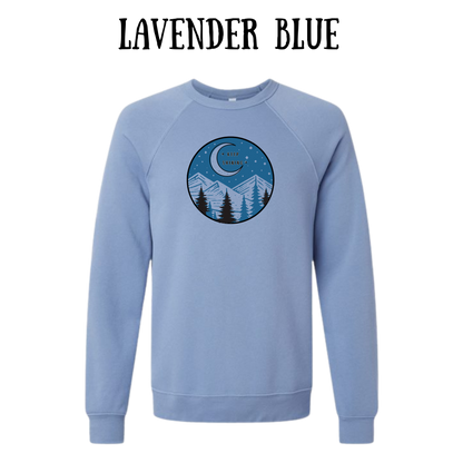 CP - Keep Shining - Sponge Fleece Raglan Sweatshirt - Blues, Purples
