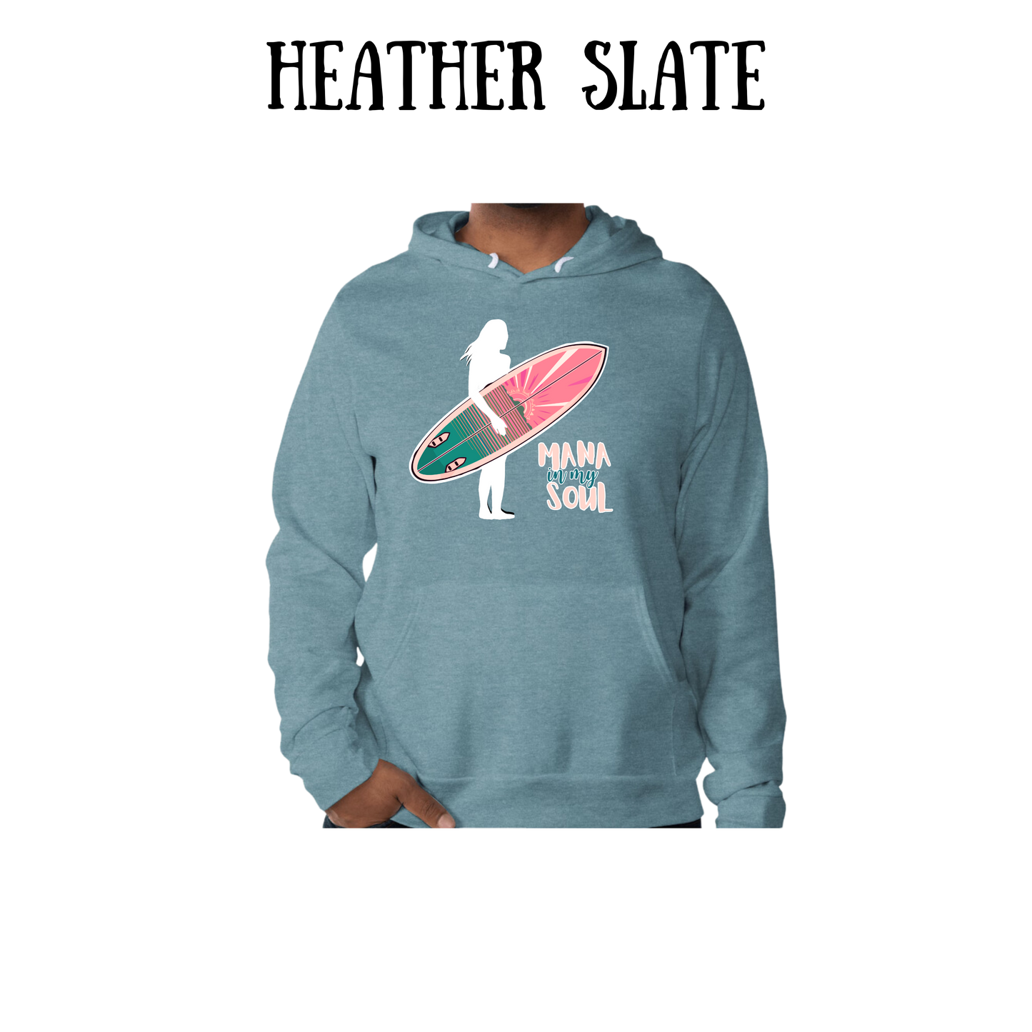 VP - Mana in My Soul - Sponge Fleece Hoodie - Greens, Neutrals