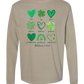 Galatians 5 - St Patrick's Day - Comfort Colors - Heavyweight Long Sleeve Tee - Neutral Colors