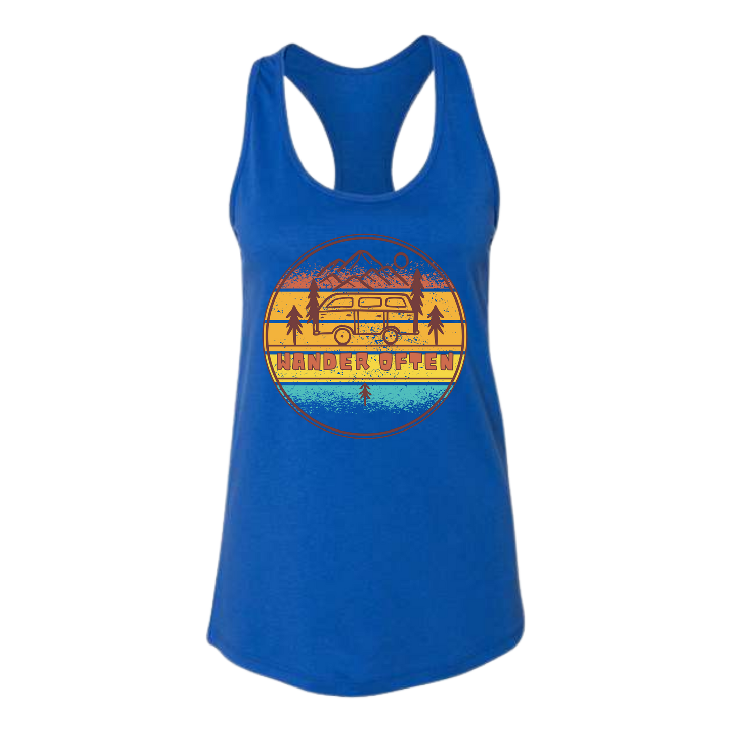 Wander Often - Bella+Canvas - Women's Jersey Racerback Tank
