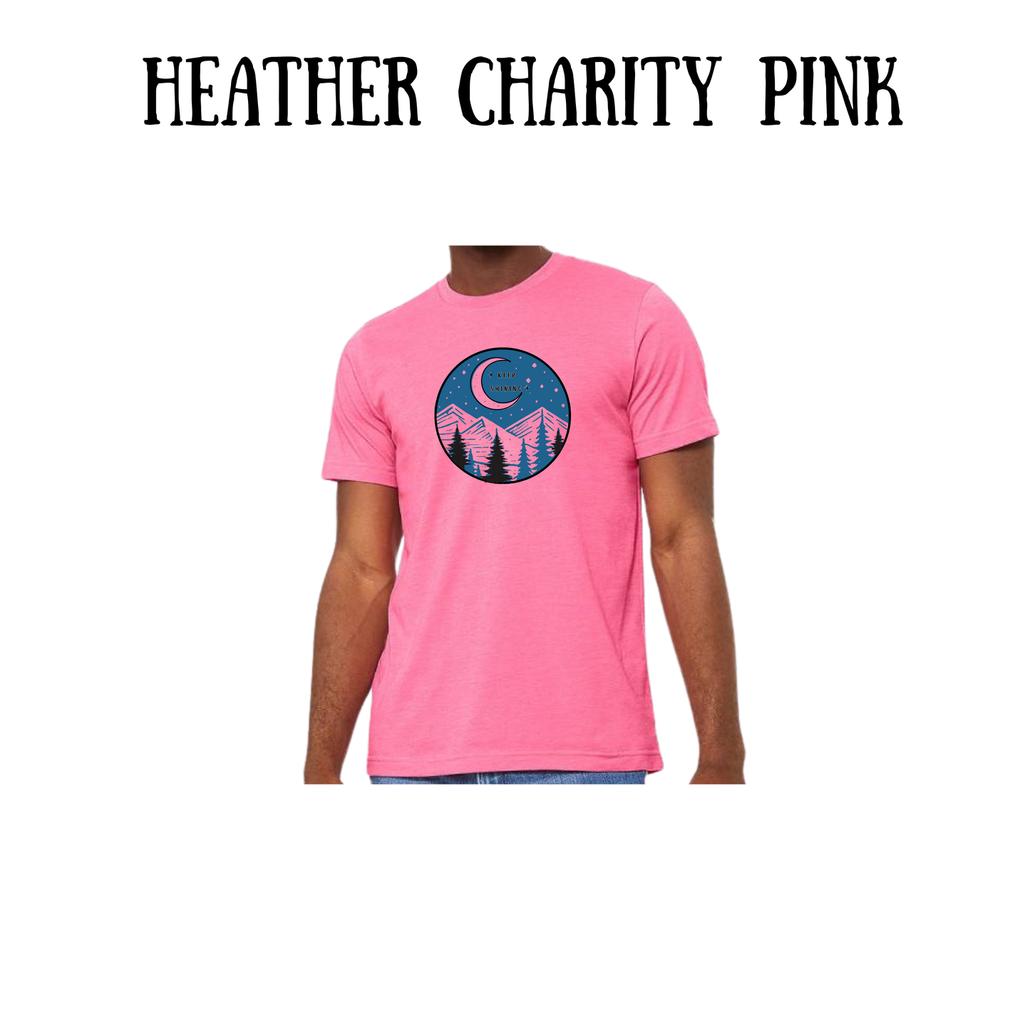 OP - Keep Shining - Unisex Tee - Pinks, Purples, Neutrals