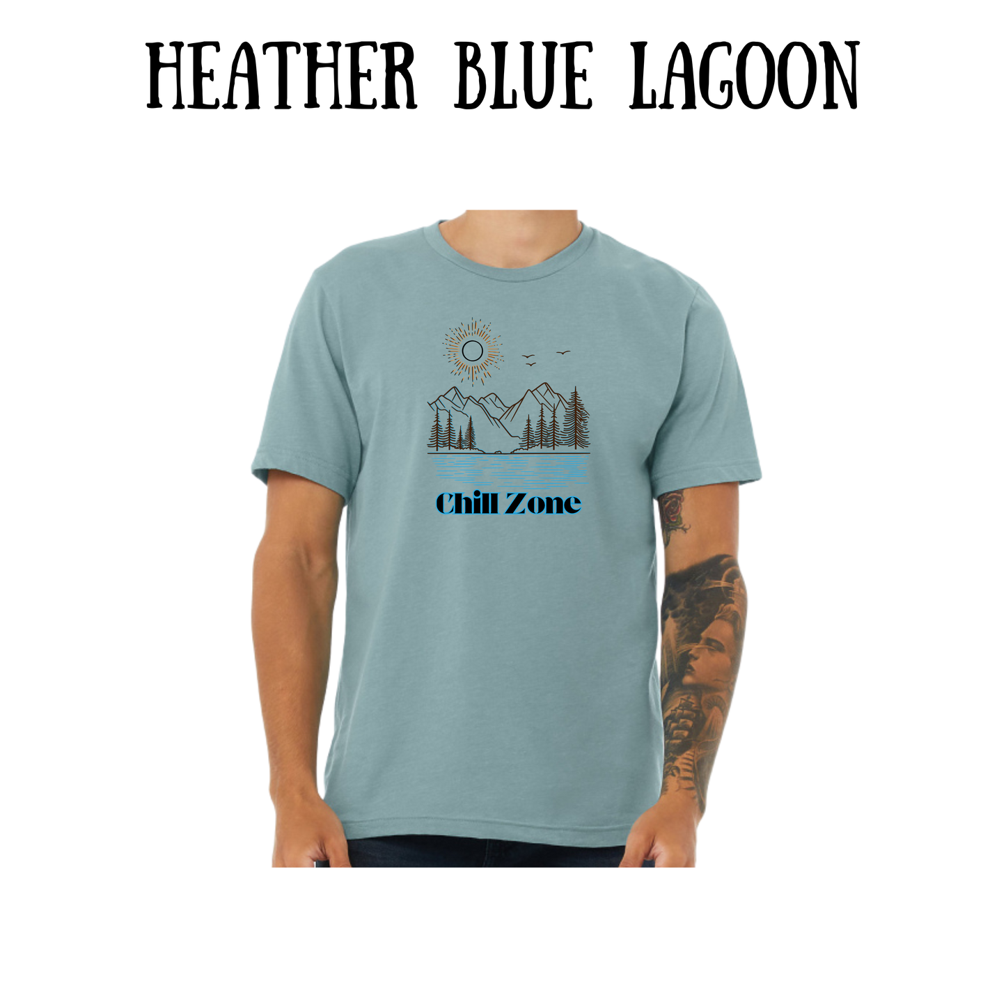 CP - Chill Zone - Unisex Tee - Blues