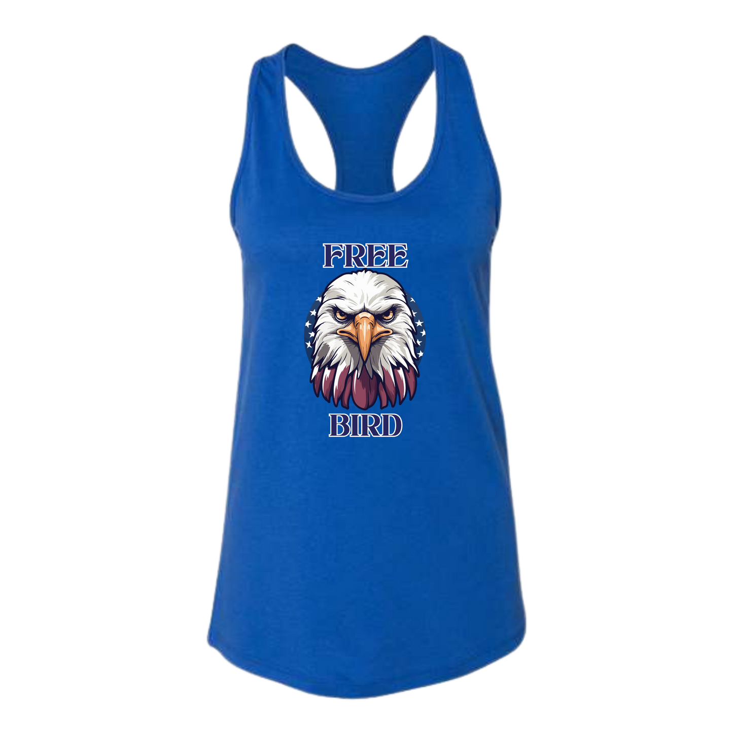 Free Bird - Bella+Canvas - Women's Jersey Racerback Tank