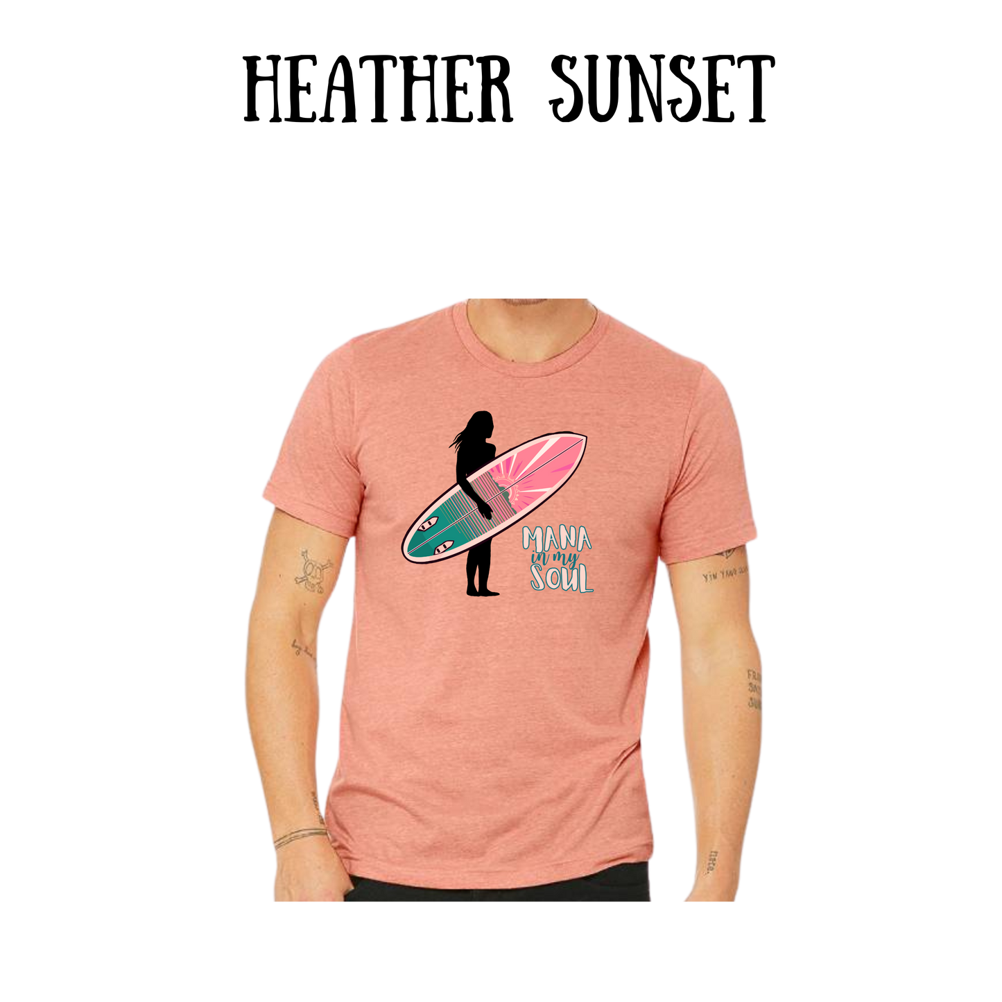 VP - Mana in My Soul - Unisex Tee - Yellows, Oranges, Reds