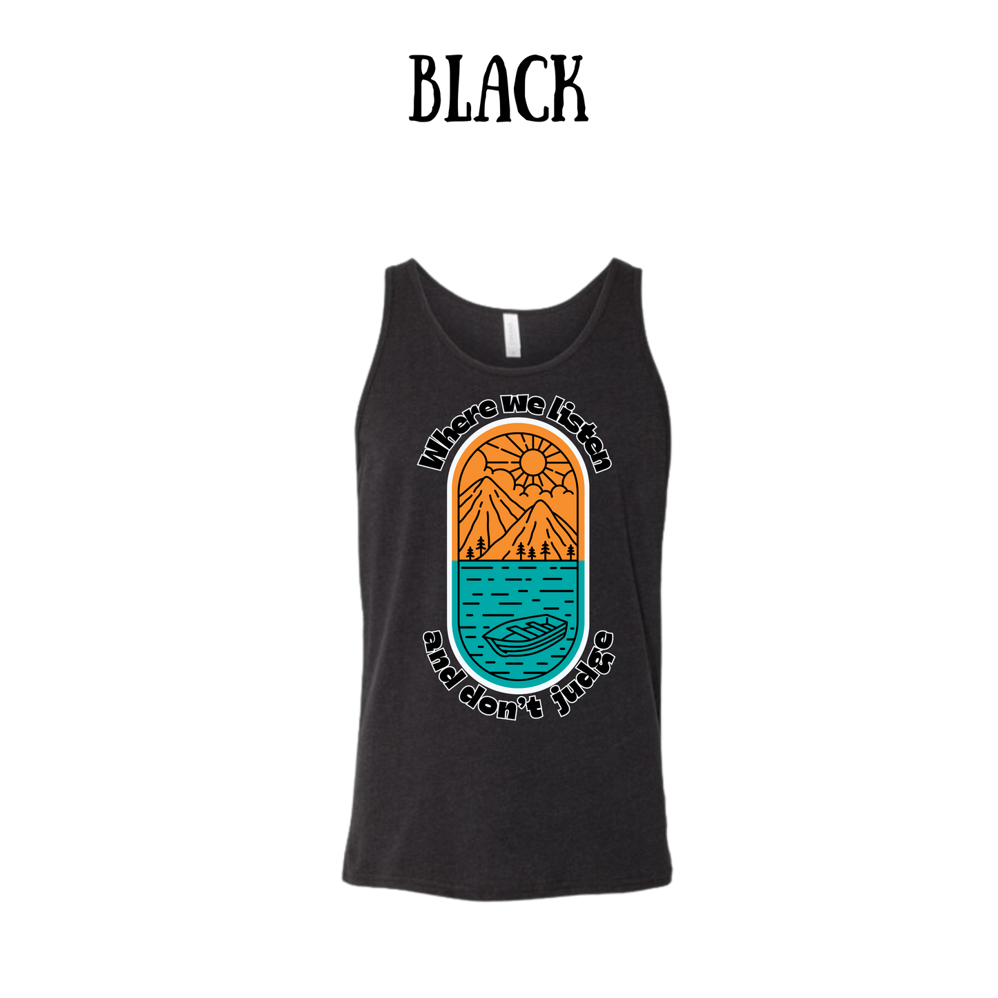 CP - Where We Listen and Don't Judge - Unisex Tank