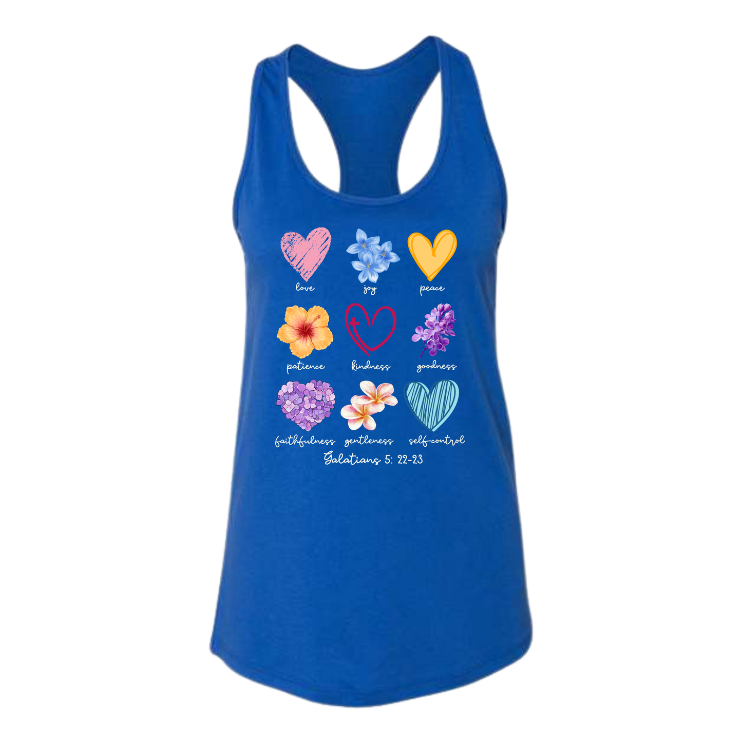 Galatians 5 - Spring - Bella+Canvas - Women's Jersey Racerback Tank