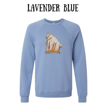 AC - Muscle Bear - Sponge Fleece Raglan Sweatshirt - Blues, Purples