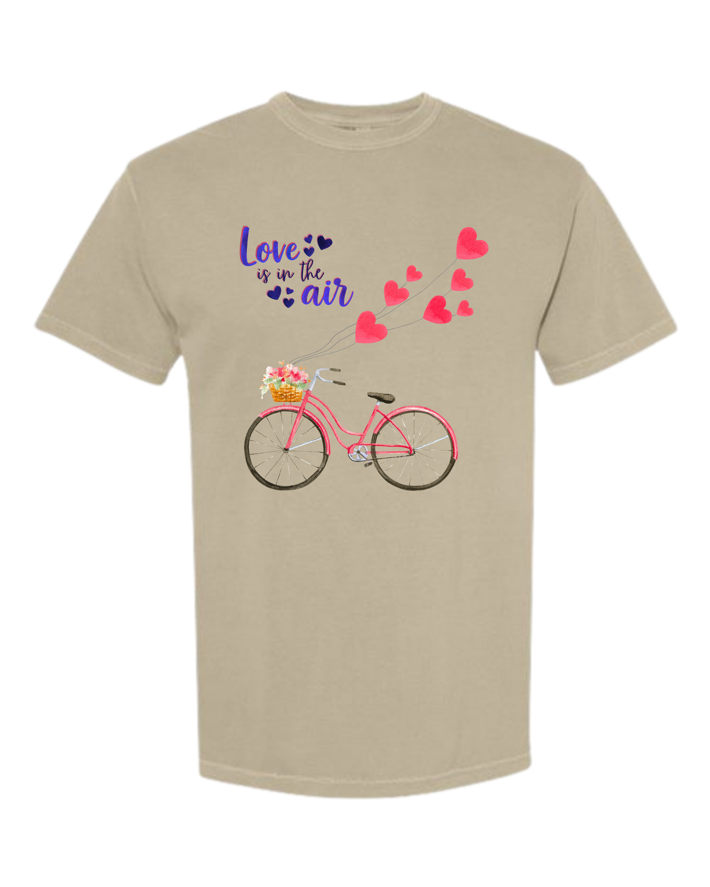 Love Is in The Air- Comfort Colors - Heavyweight Unisex Tee - Neutral Colors