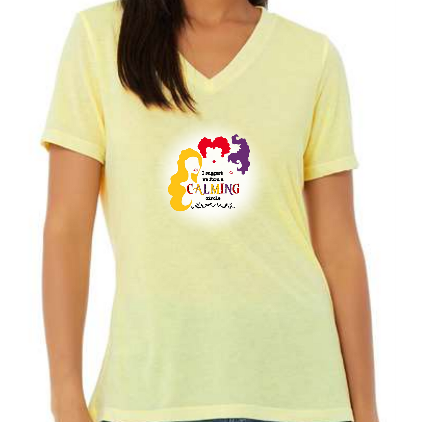 Calming Circle - Women's V-Neck - Assorted Colors