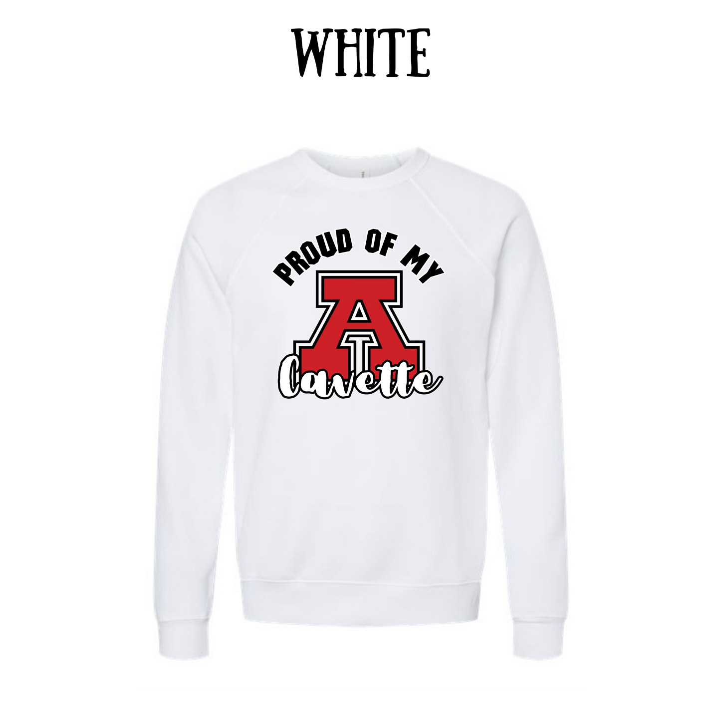 AFHS Cavettes - Sponge Fleece Raglan Sweatshirt - Neutrals