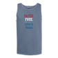 Saved. Free. Loud & Proud - Comfort Colors - Unisex Tank - Neutral Colors & Blues