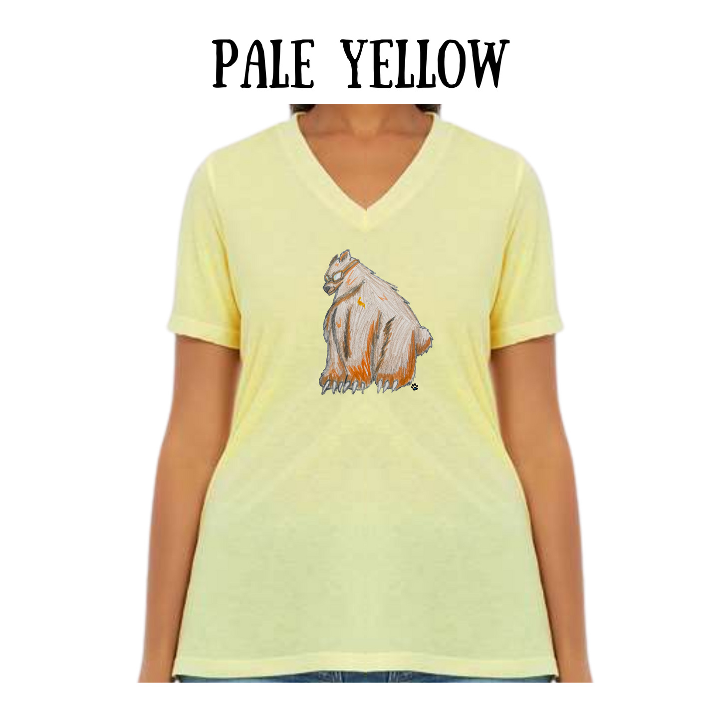 AC - Muscle Bear - Women's V-Neck - Assorted Colors