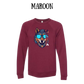 BP - Alpha - Sponge Fleece Raglan Sweatshirt - Assorted Colors