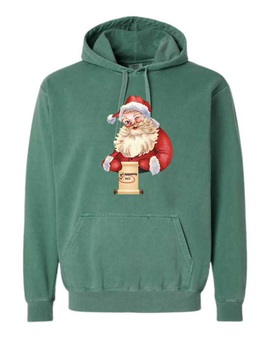 Nice, Not Naughty List - Comfort Colors - Hooded Sweatshirt - Assorted Colors