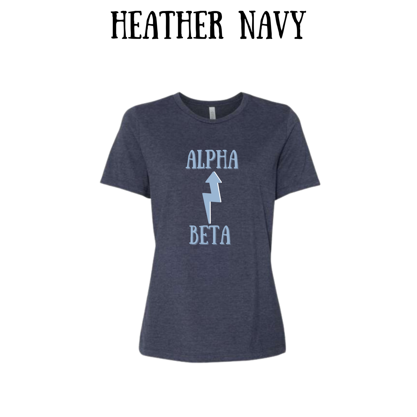 Beta to Alpha - Women's Relaxed Fit Tee - Assorted Colors
