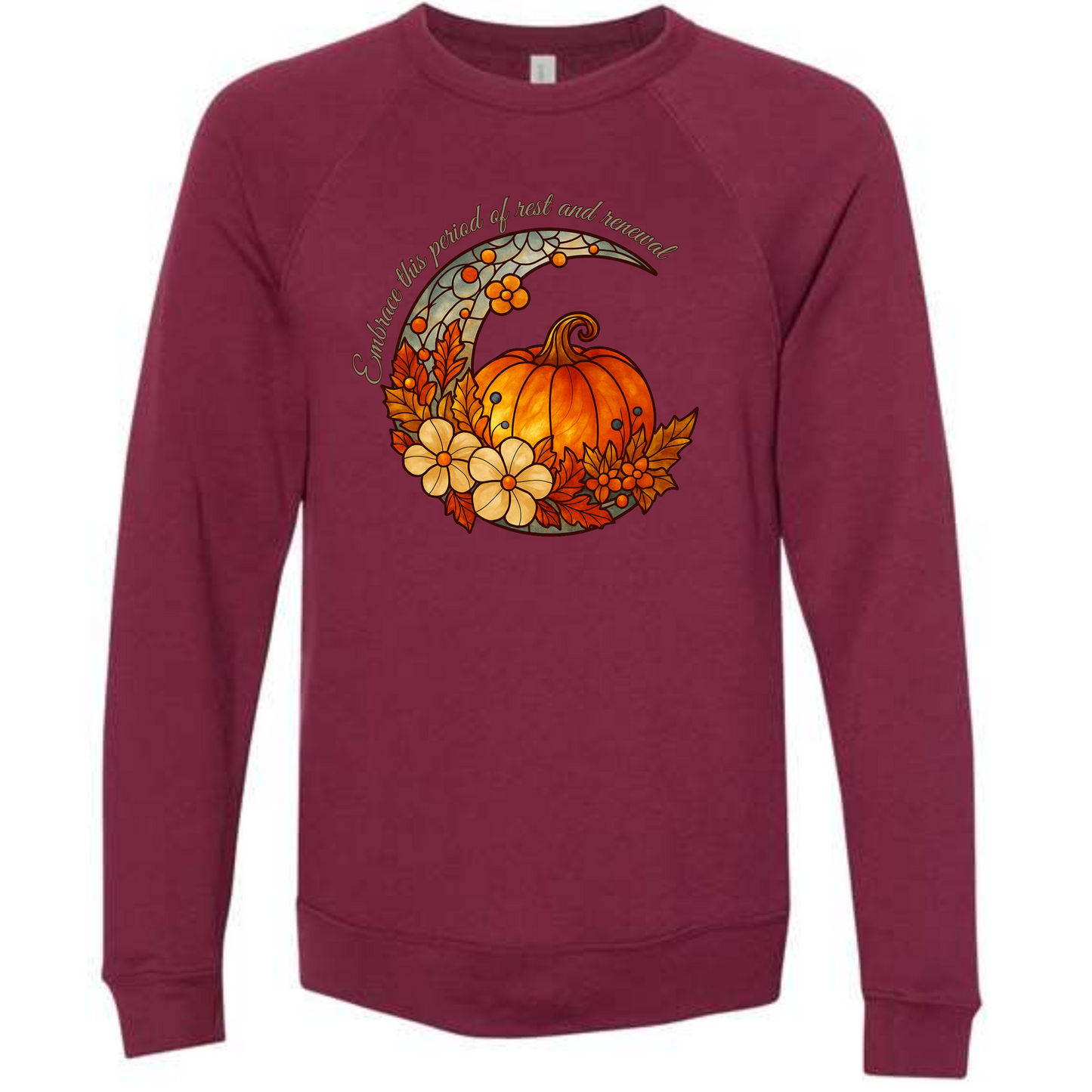 Rest and Renewal - Sponge Fleece Raglan Sweatshirt - Assorted Colors