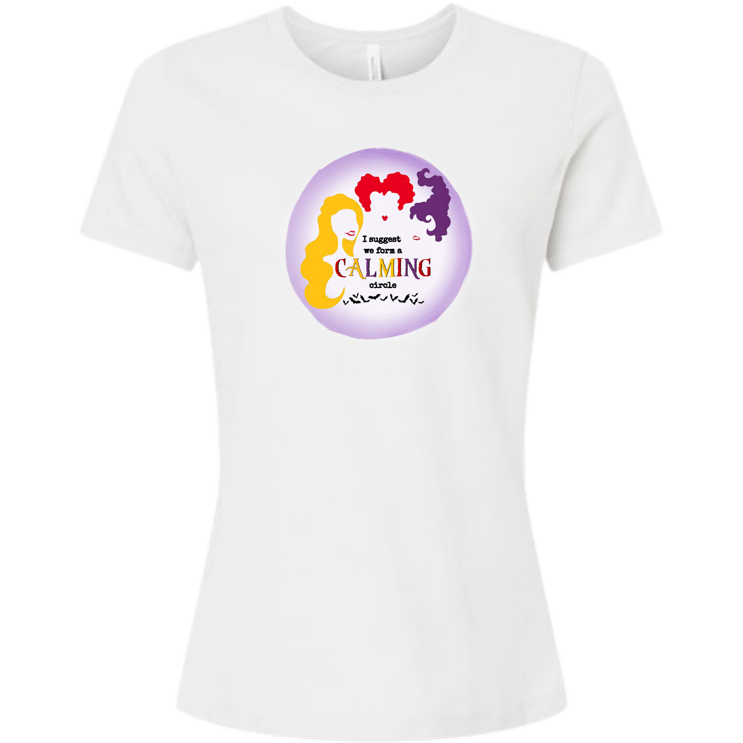 Calming Circle - Women's Relaxed Fit Tee - Neutrals