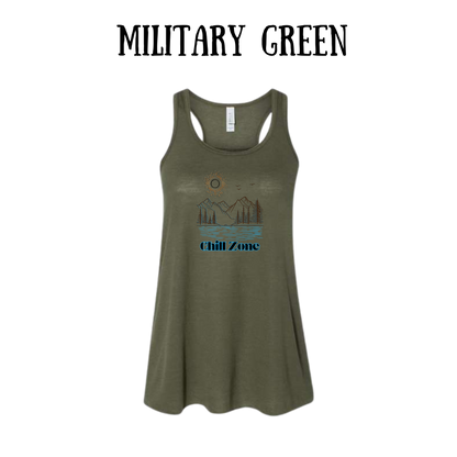 CP - Chill Zone - Women's Flowy Racerback Tank