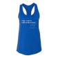 I don't rise & shine I caffeinate & coordinate - Bella+Canvas - Women's Jersey Racerback Tank