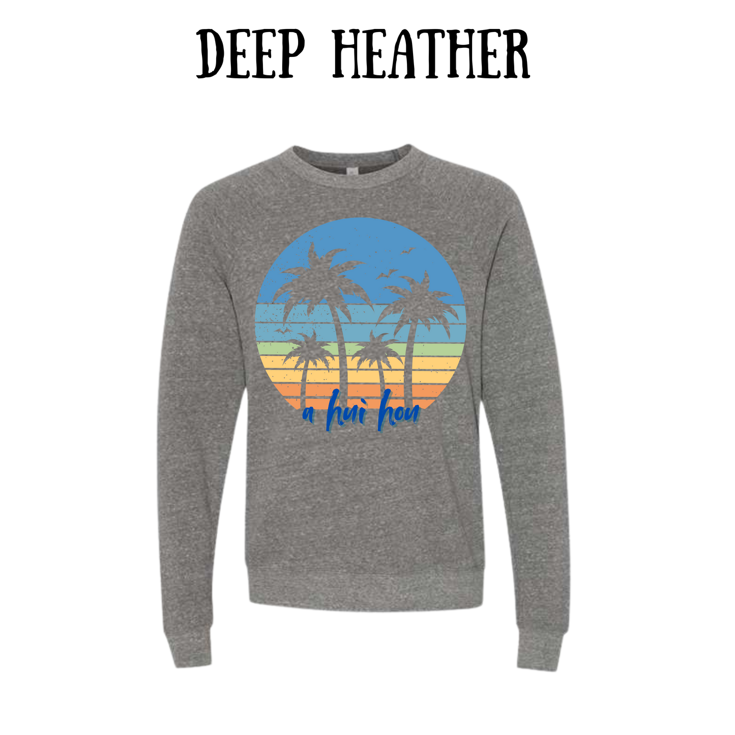 VP - A Hui Hou  - Sponge Fleece Raglan Sweatshirt - Greens, Neutrals