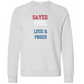 Saved. Free. Loud & Proud - Sponge Fleece Raglan Sweatshirt - Assorted Colors