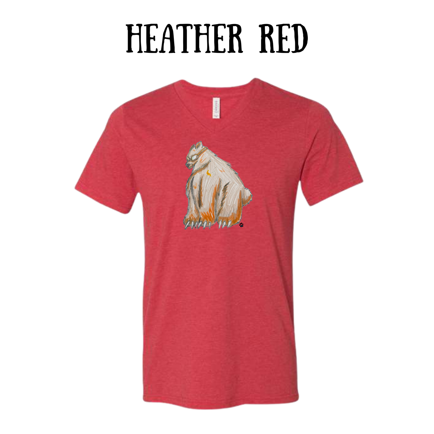 AC - Muscle Bear - Unisex V-Neck - Assorted Colors