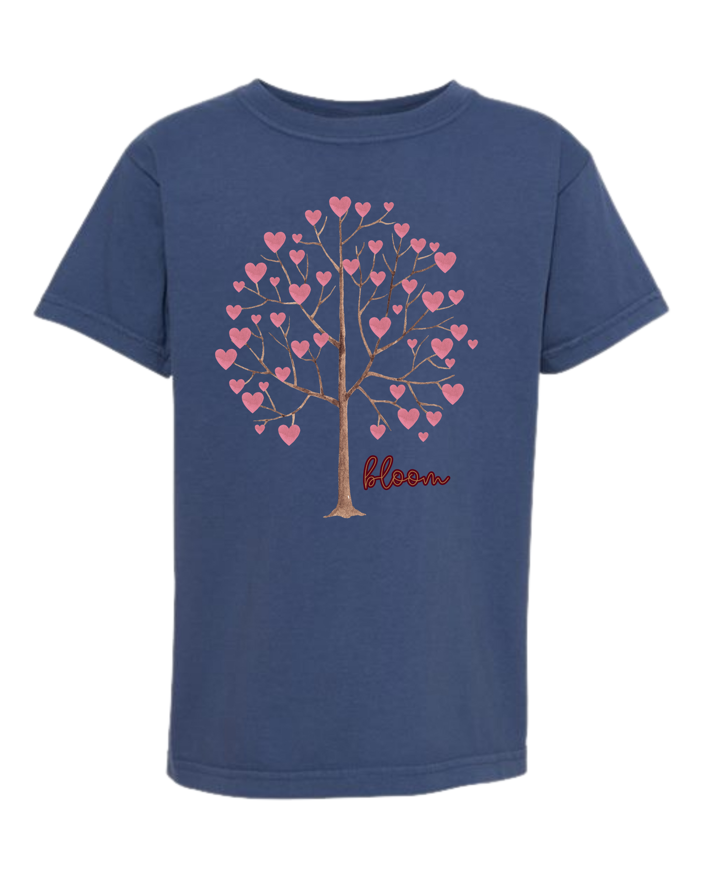 Bloom - Comfort Colors - Heavyweight Youth Tee - Neutral Colors & Blues